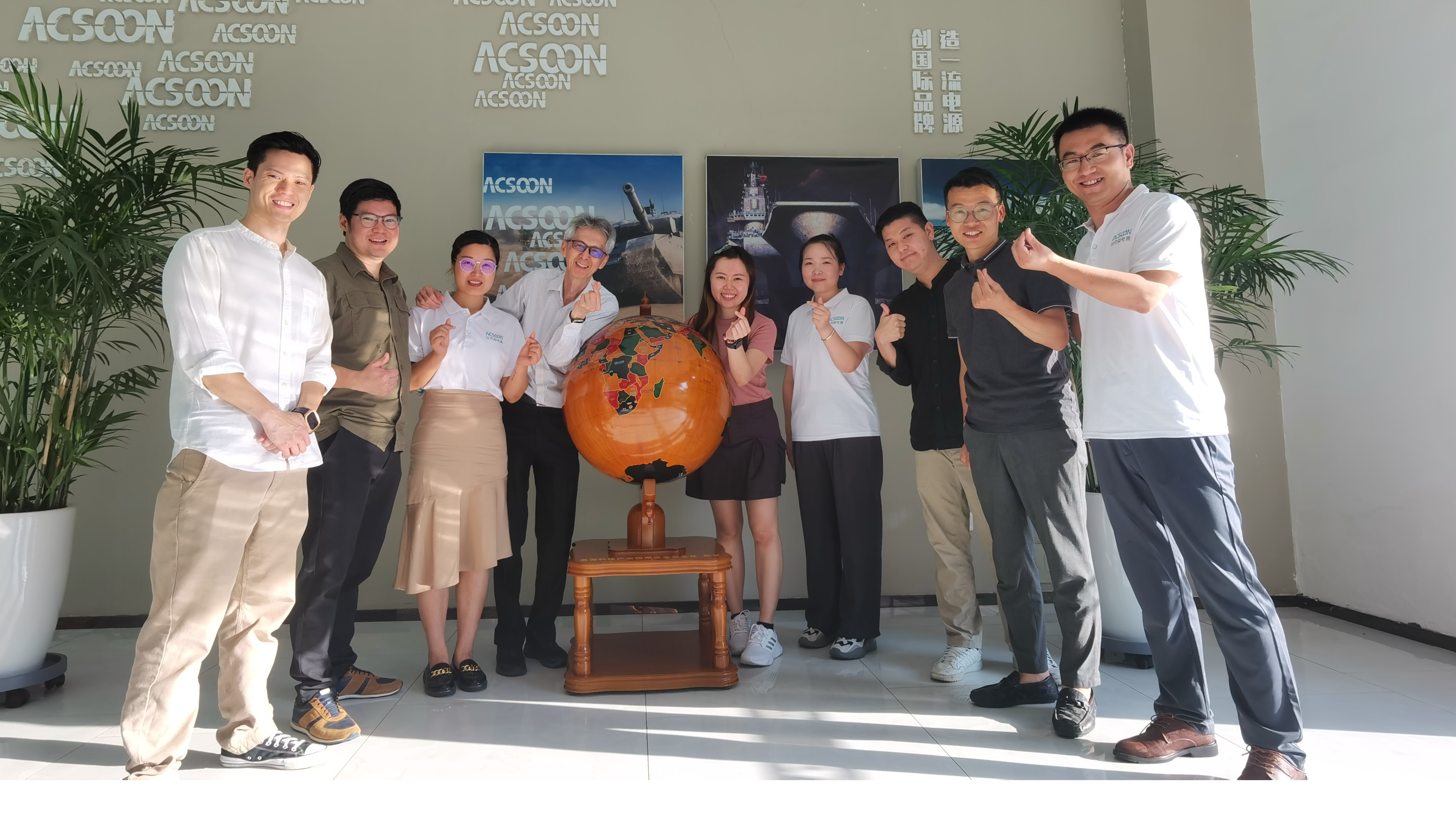 Customers in a Group From Singapore Visited to ACSOON